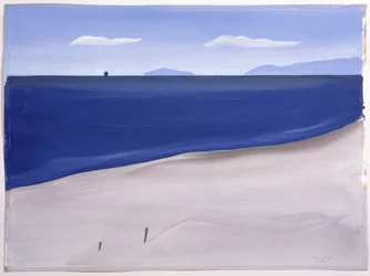 The Beach of Carnon, 1987